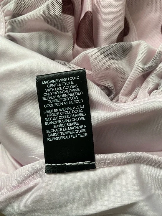 NWT - AFRM Tolia Printed Ruched Off the Shoulder Mesh Minidress / XL - Picture 6 of 6